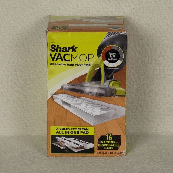 Shark VACMOP Disposable Hard Floor Pads 16 Count 9.85"x5.85" Model VMP16 Sealed - Picture 5 of 11